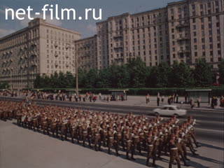 Newsreel Soviet Army 1981 № 53 Ringing copper orchestra.