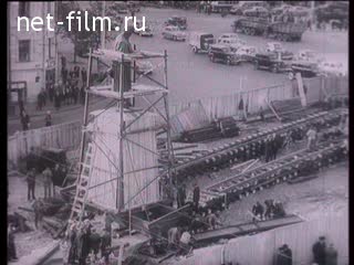 Footage Streets and squares of Moscow. (1900 - 1959)