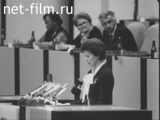 Footage Всемирный женский конгресс в Праге. (1981)