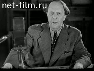 Footage Радиообращение к славянам писателя А.Н. Толстого. (1941)
