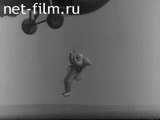 Footage Тренировки космонавтов в случае посадки на воду. (1966 - 1979)