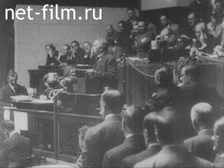Footage X Ассамблея Лиги Наций в Женеве. (1929)