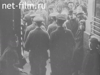 Footage Chronicle of the February Revolution.To the opening of the Constituent Assembly. (1917)