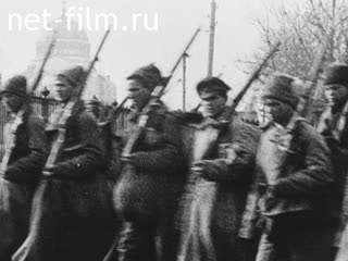 Footage Kinopravda No. 13 ("Oktyabrskaya"). (1919 - 1922)
