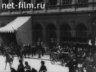 Footage Встреча Вильгельма II в Брюсселе. (1910)