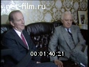 Footage James Baker's visit to Russia. (1990 - 1999)
