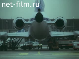 Film Tupolev aircraft.. (1983)