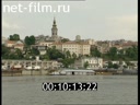 Footage Types of Belgrade, the embankment and the street of Prince Mikhail. (2003)