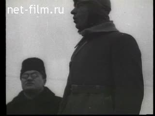 Сюжеты Митинг, посвященный старту аэросанного пробега.. (1926)