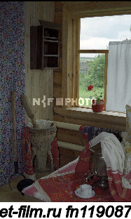 Interior view of the house-museum of literary critic, people's writer of the Republic of Tatarstan,...