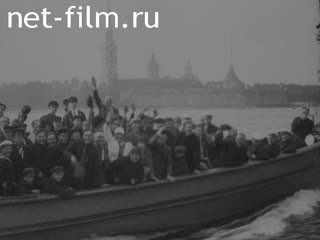 Footage Petrograd in the early 1920-ies. (1920 - 1921)