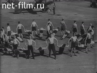 Footage Skydivers (newsreel of the allies). (1942)