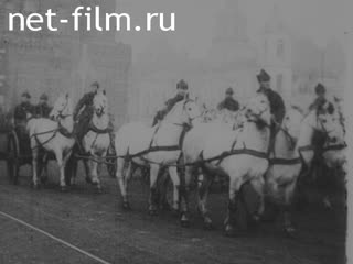 Footage Celebration of the fifth anniversary of the October revolution. (1922)