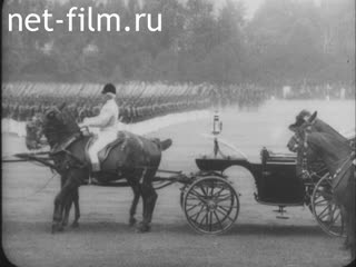 Footage The last Royal parade. (1910 - 1919)