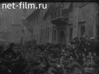 Footage The entry of the Italians in Trieste. (1910 - 1919)