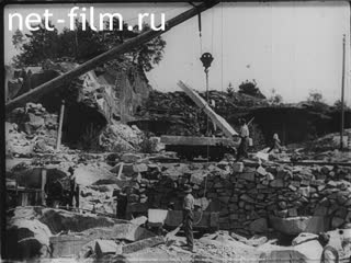 Footage Granite quarry in the Bavarian forest. (1910 - 1919)