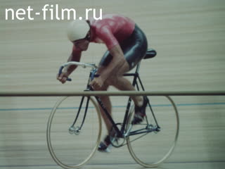 Film Cycling - a Cycle Track. The Olympics of 1980.. (1981)