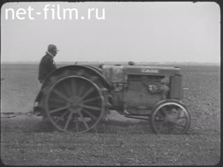 Footage Modern cultivation of grain crops. (1920 - 1929)