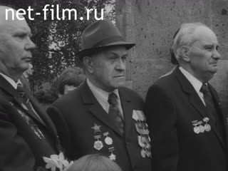 Footage Veterans of world war II, Gorky Park.Bitter. (1983)
