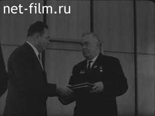 Footage The designer of rocket engines A. Isaev. (1960 - 1969)