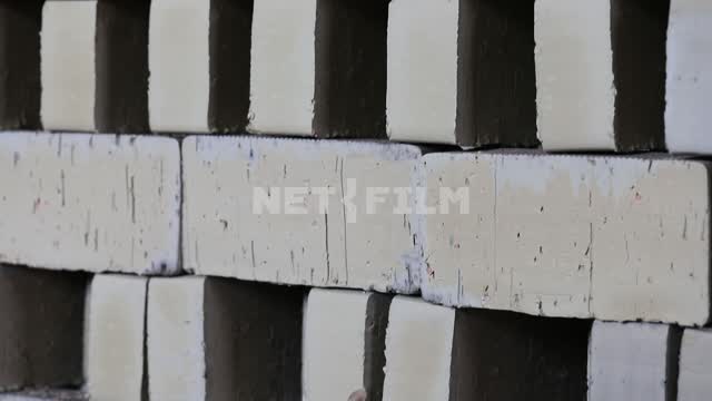 Drying of calcium silicate bricks.
Brick, grey, silicate, drying, dry, series, bricks, blocks,...