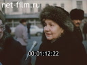 Footage Demonstration and rally in Moscow. (1993)