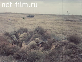 Footage Materials on the film "the High rank of Soviet soldiers". (1983)