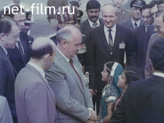 Footage Materials on the film "the USSR - India: friendship forever". (1987)