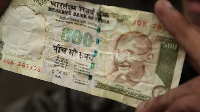 500 rupees with the image of Mahatma Gandhi 500 rupees with the image of Mahatma Gandhi. money,...