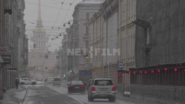 Gorokhovaya street in Saint Petersburg Pea street, the Admiralty, Coronavirus, COVID19, St,...