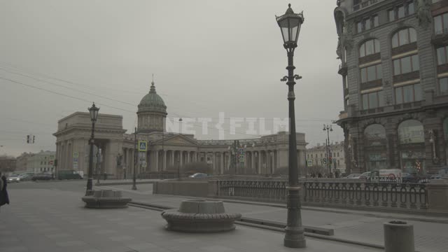 The Kazan Cathedral in St. Petersburg Kazan Cathedral, coronavirus, COVID19, Saint-Petersburg,...