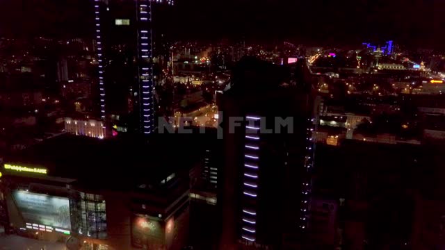 Night Yekaterinburg with a quadrocopter.
Vysotsky Skyscraper" Night City
Quadrocopter.
Vysotsky...