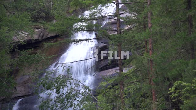 Waterfall in the mountains of Siberia Siberia, Baikal, nature, Baikal, Baikal nature, landscape,...