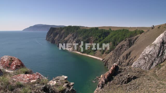 Olkhon is the largest island on lake Baikal Russia, Siberia, lake Baikal, nature, island, island,...