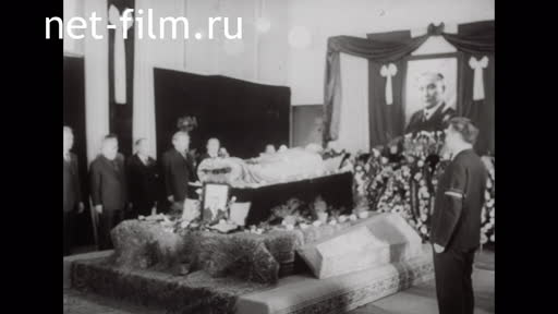 Footage Funeral Hamsi Esentaeva. (1976)