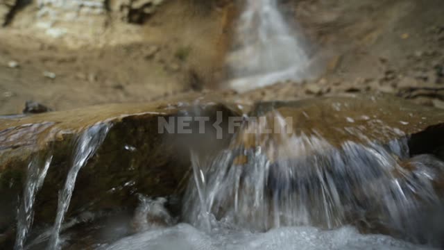 Nature of the Urals, waterfall Ural, nature, waterfall, water, stones, current