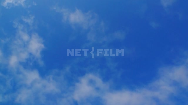 Природа Урала, облака, съемка с поворотом камеры по кругу Сулейманово, небо, облака