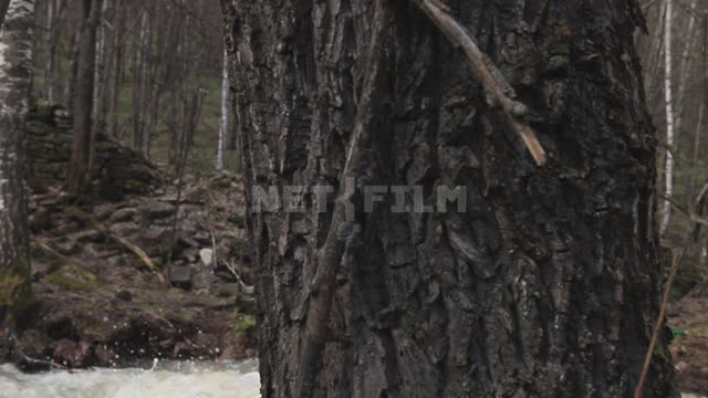 Kuk-Karauk Waterfall, current Ural, Ishimbaysky nature reserve, water, splashes, stones, boulders,...