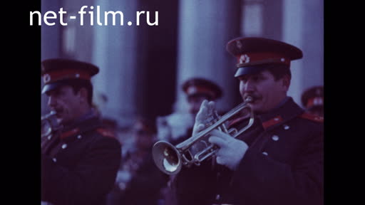 Footage The 70th anniversary of October in Almaty. (1988)