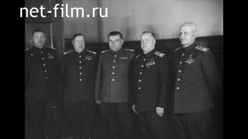 Footage Presentation of awards of the USSR. (1945)