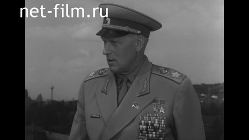 Footage Marshal Of The Soviet Union K. K. Rokossovsky. (1970)