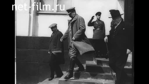 Footage E. Benes in the USSR. (1932)