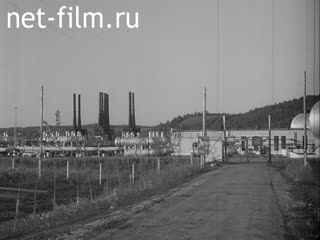 Footage The gathering of young oil industry workers in Almetyevsk. (1964)