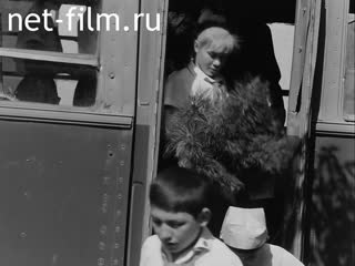 Departure of Tashkent children from Kazan. (1966)