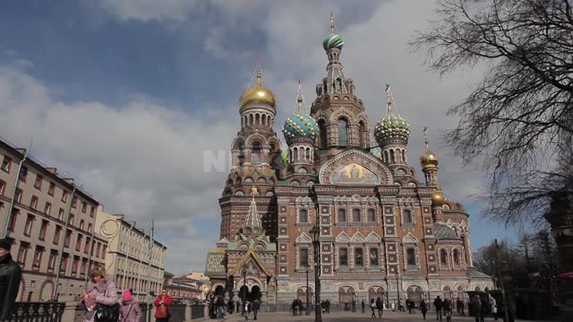 Cathedral of the Resurrection of Christ on the Blood Church of the Savior on Spilled Blood,...