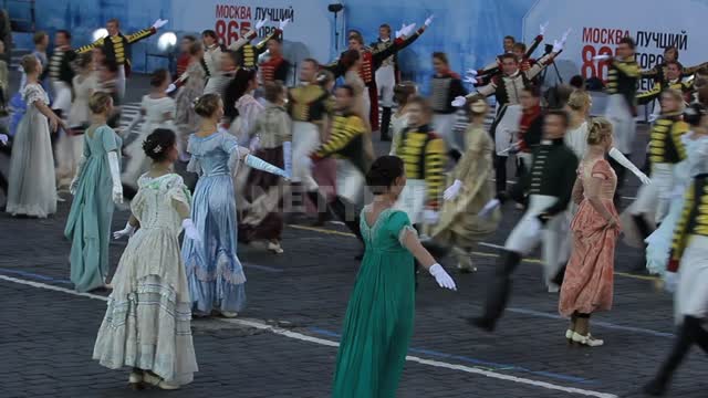 City Day, Moscow 865 years, festive events on Red Square City Day, holiday, Red Square, costume...