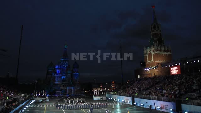 City Day, Moscow 865 years, festive events on Red Square City Day, holiday, Red Square, Spasskaya...