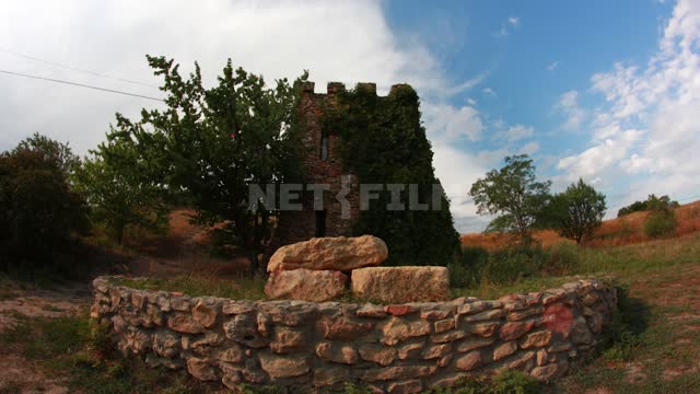 Tanais Museum-Reserve, fortress ruins Tanais, ancient city, fortress, tower, citadel, stones,...