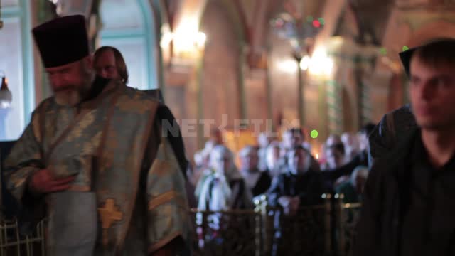 Trinity-St. Sergius Lavra, priests hold a service Trinity-Sergius Lavra, attraction, worship,...