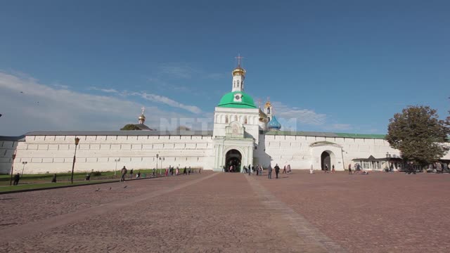 Trinity-Sergius Lavra, Holy Gate Trinity-Sergius Lavra, landmark, Holy Gate, Red Tower, square,...